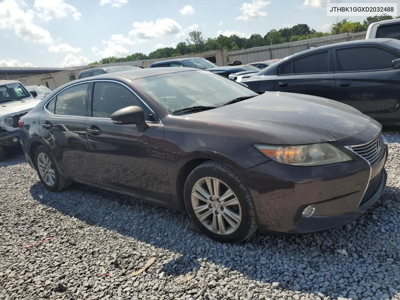 2013 Lexus Es 350 VIN: JTHBK1GGXD2032488 Lot: 62575545