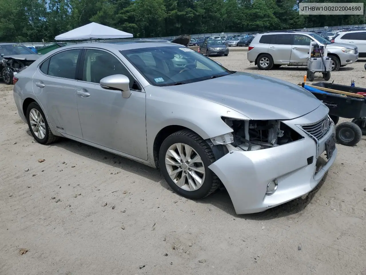 2013 Lexus Es 300H VIN: JTHBW1GG2D2004690 Lot: 62821555