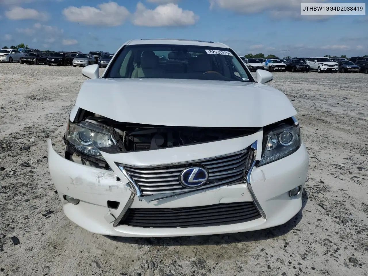 2013 Lexus Es 300H VIN: JTHBW1GG4D2038419 Lot: 62931915