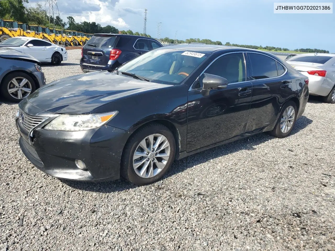 2013 Lexus Es 300H VIN: JTHBW1GG7D2021386 Lot: 62949615