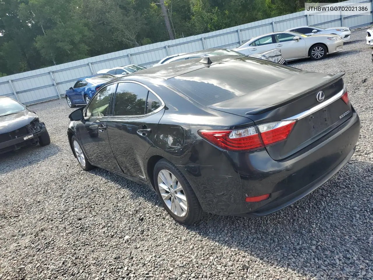 2013 Lexus Es 300H VIN: JTHBW1GG7D2021386 Lot: 62949615