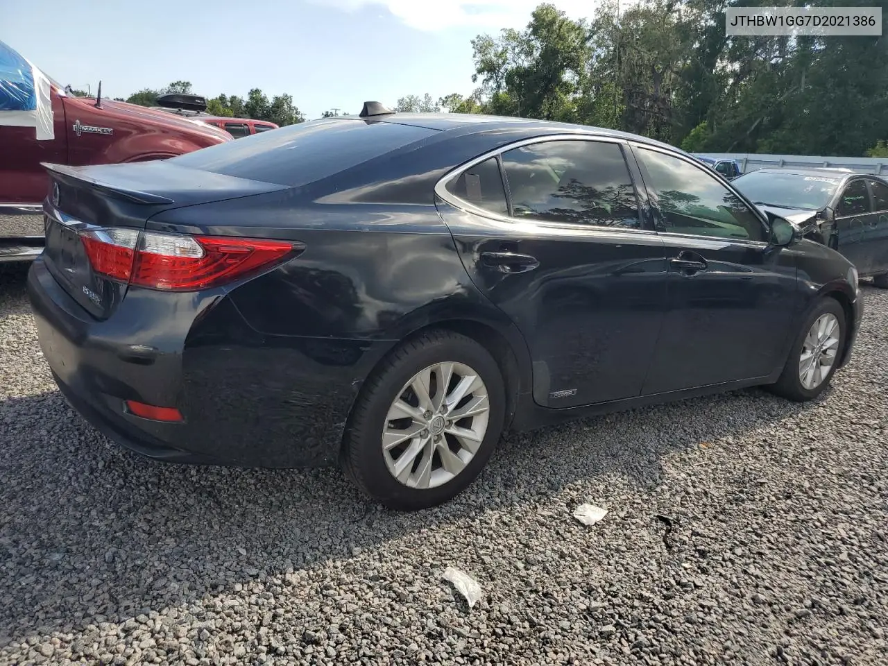 2013 Lexus Es 300H VIN: JTHBW1GG7D2021386 Lot: 62949615