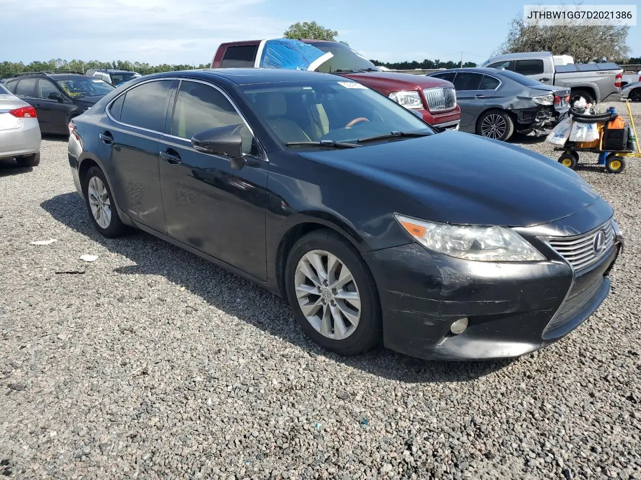 2013 Lexus Es 300H VIN: JTHBW1GG7D2021386 Lot: 62949615