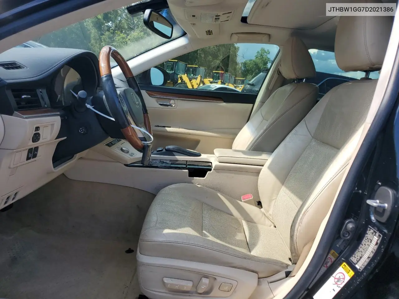 2013 Lexus Es 300H VIN: JTHBW1GG7D2021386 Lot: 62949615