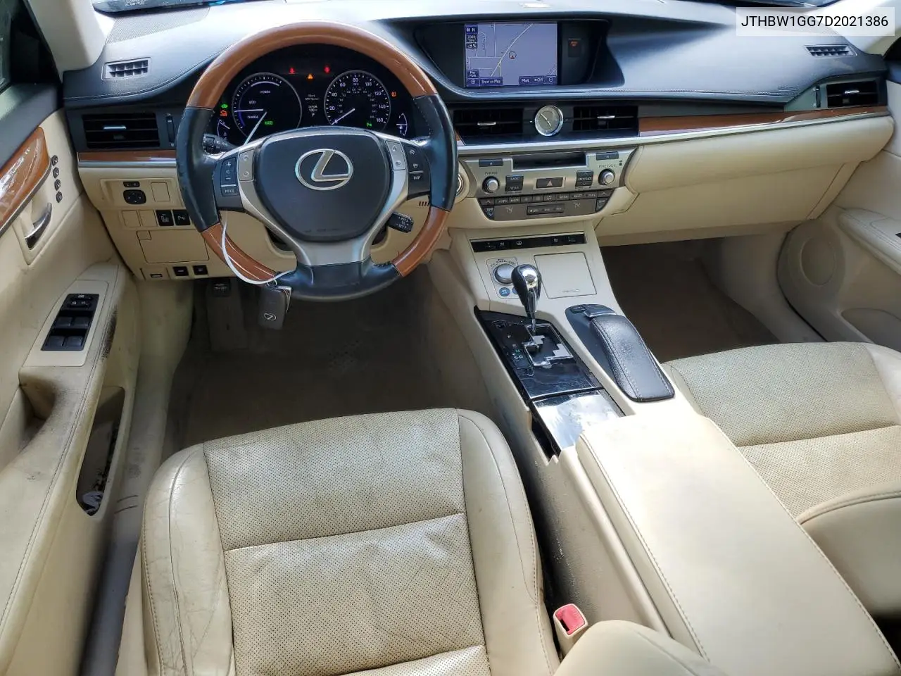 2013 Lexus Es 300H VIN: JTHBW1GG7D2021386 Lot: 62949615
