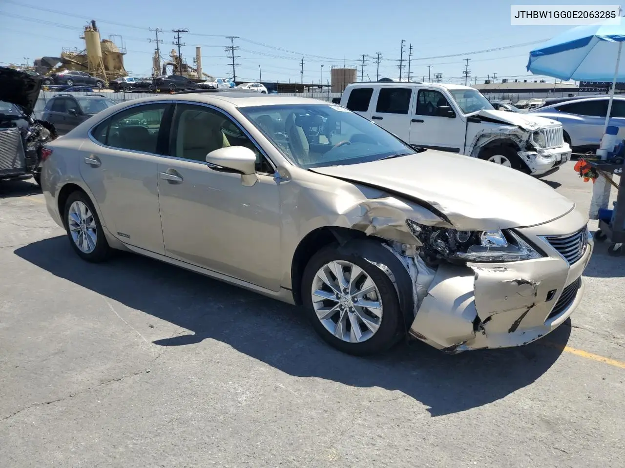 2014 Lexus Es 300H VIN: JTHBW1GG0E2063285 Lot: 59202665