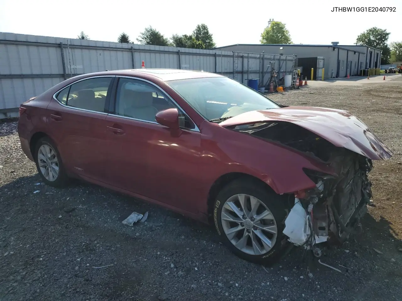 2014 Lexus Es 300H VIN: JTHBW1GG1E2040792 Lot: 62398385