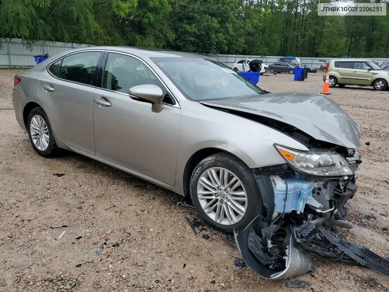 2015 Lexus Es 350 VIN: JTHBK1GG2F2206251 Lot: 56208555