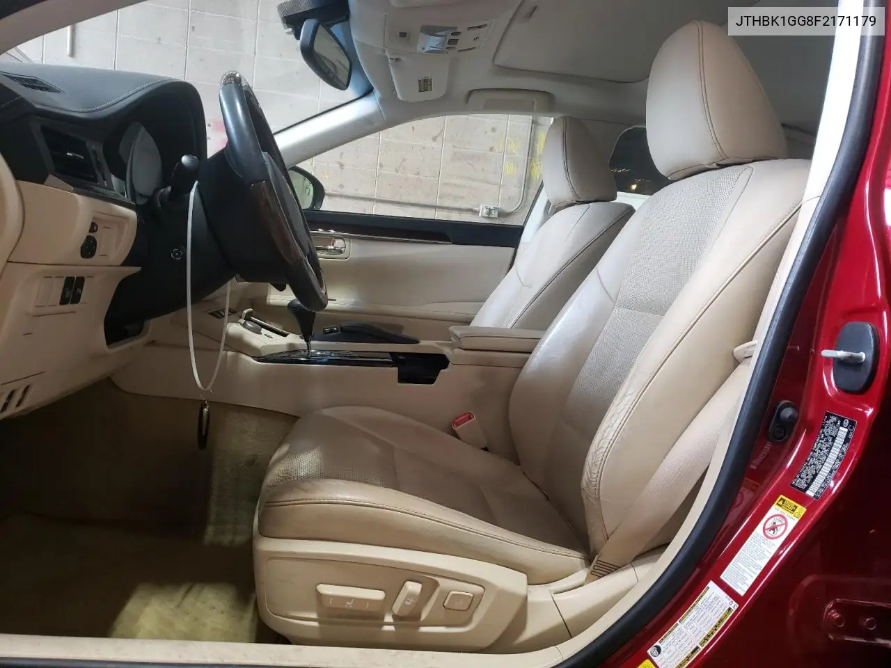 2015 Lexus Es 350 VIN: JTHBK1GG8F2171179 Lot: 62402865