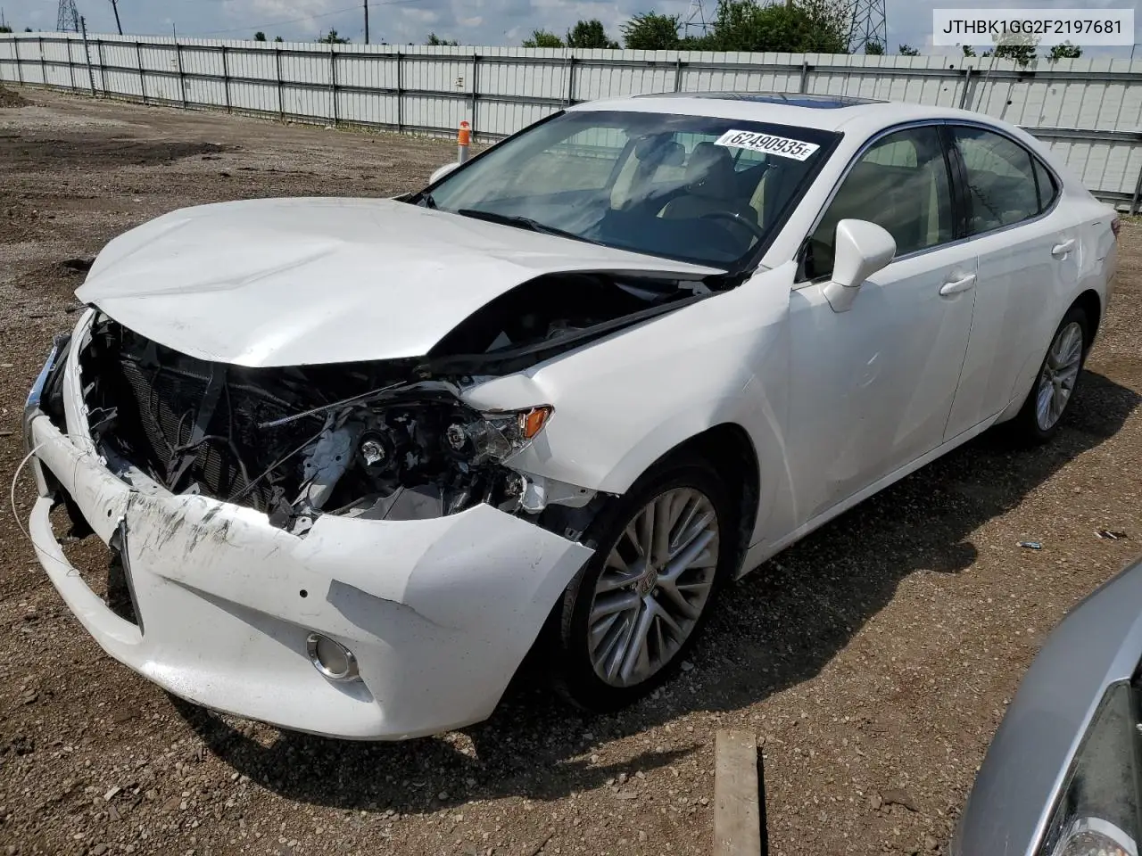 2015 Lexus Es 350 VIN: JTHBK1GG2F2197681 Lot: 62490935