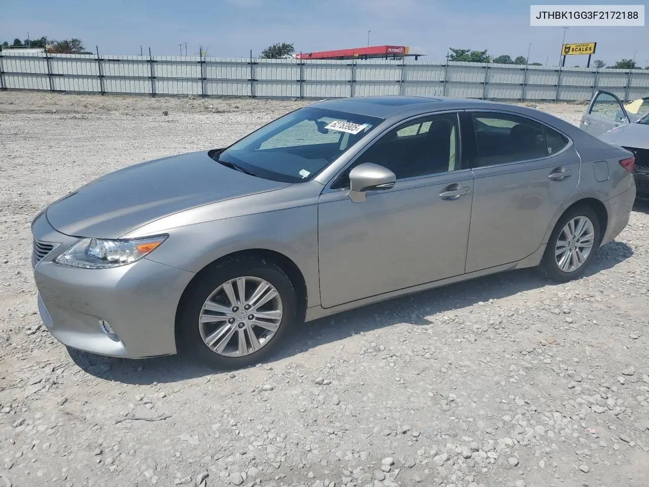 2015 Lexus Es 350 VIN: JTHBK1GG3F2172188 Lot: 62763905