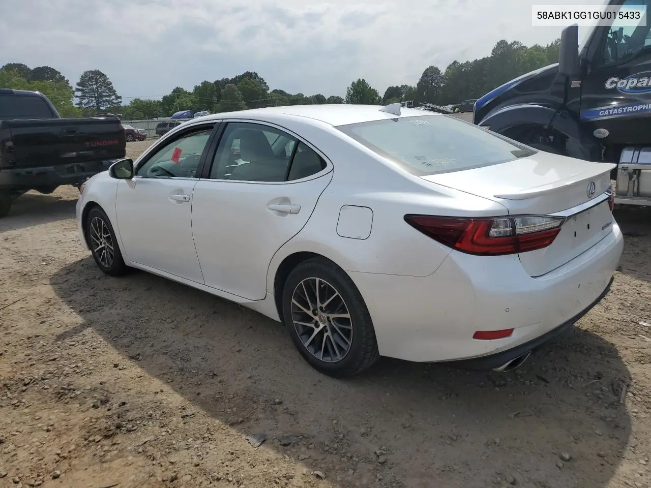 2016 Lexus Es 350 VIN: 58ABK1GG1GU015433 Lot: 55107185