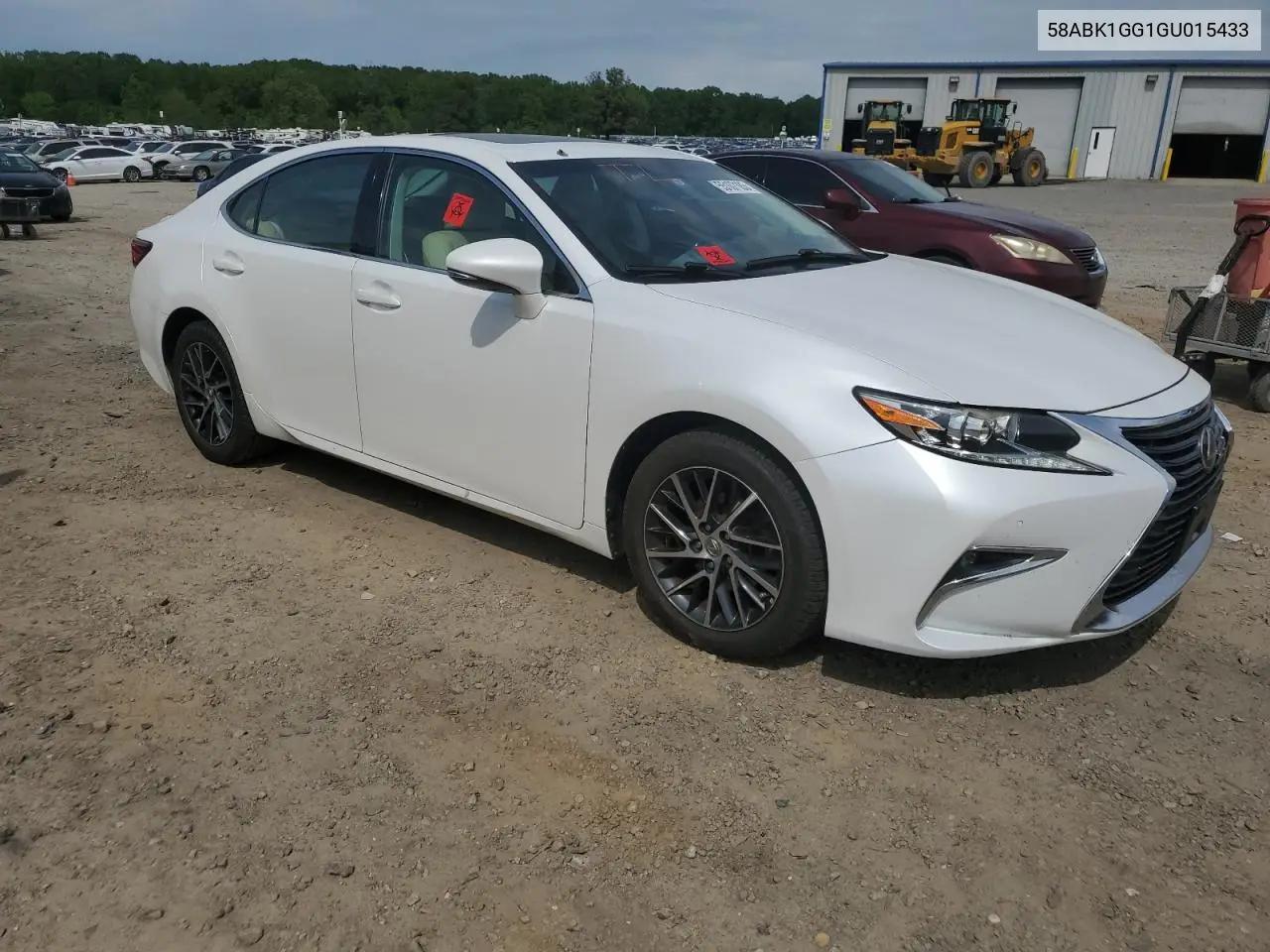 2016 Lexus Es 350 VIN: 58ABK1GG1GU015433 Lot: 55107185