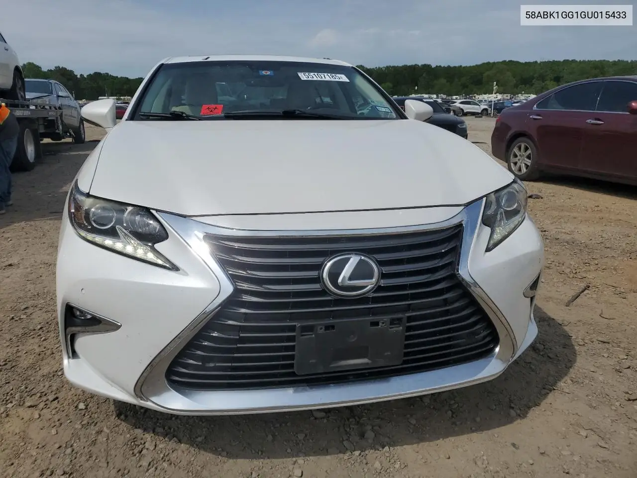 2016 Lexus Es 350 VIN: 58ABK1GG1GU015433 Lot: 55107185