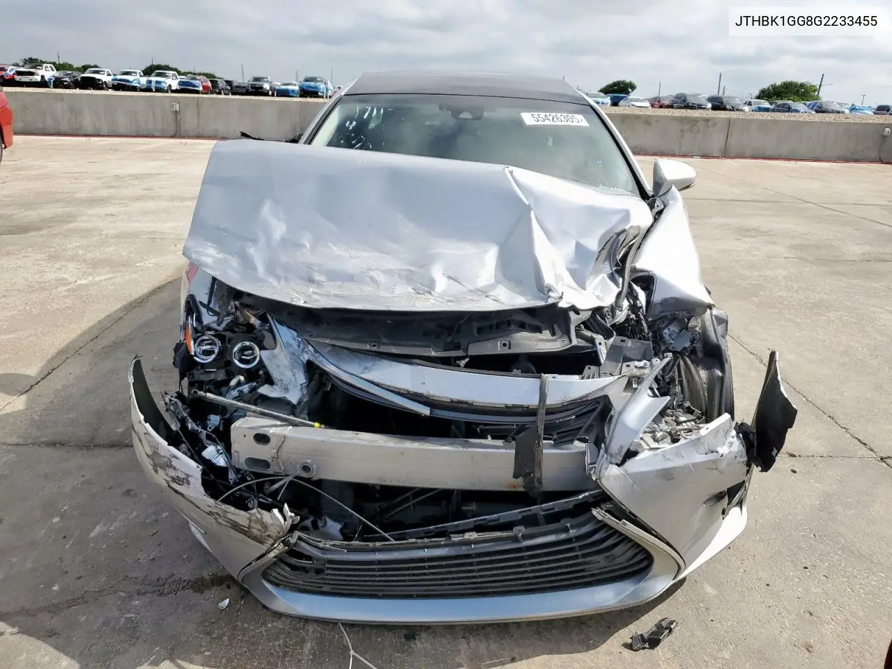 2016 Lexus Es 350 VIN: JTHBK1GG8G2233455 Lot: 55426305