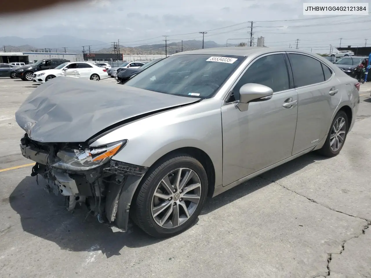 2016 Lexus Es 300H VIN: JTHBW1GG4G2121384 Lot: 55534035