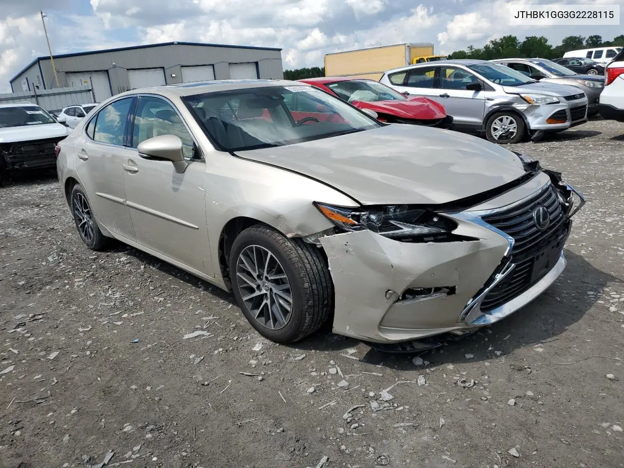 2016 Lexus Es 350 VIN: JTHBK1GG3G2228115 Lot: 55934295