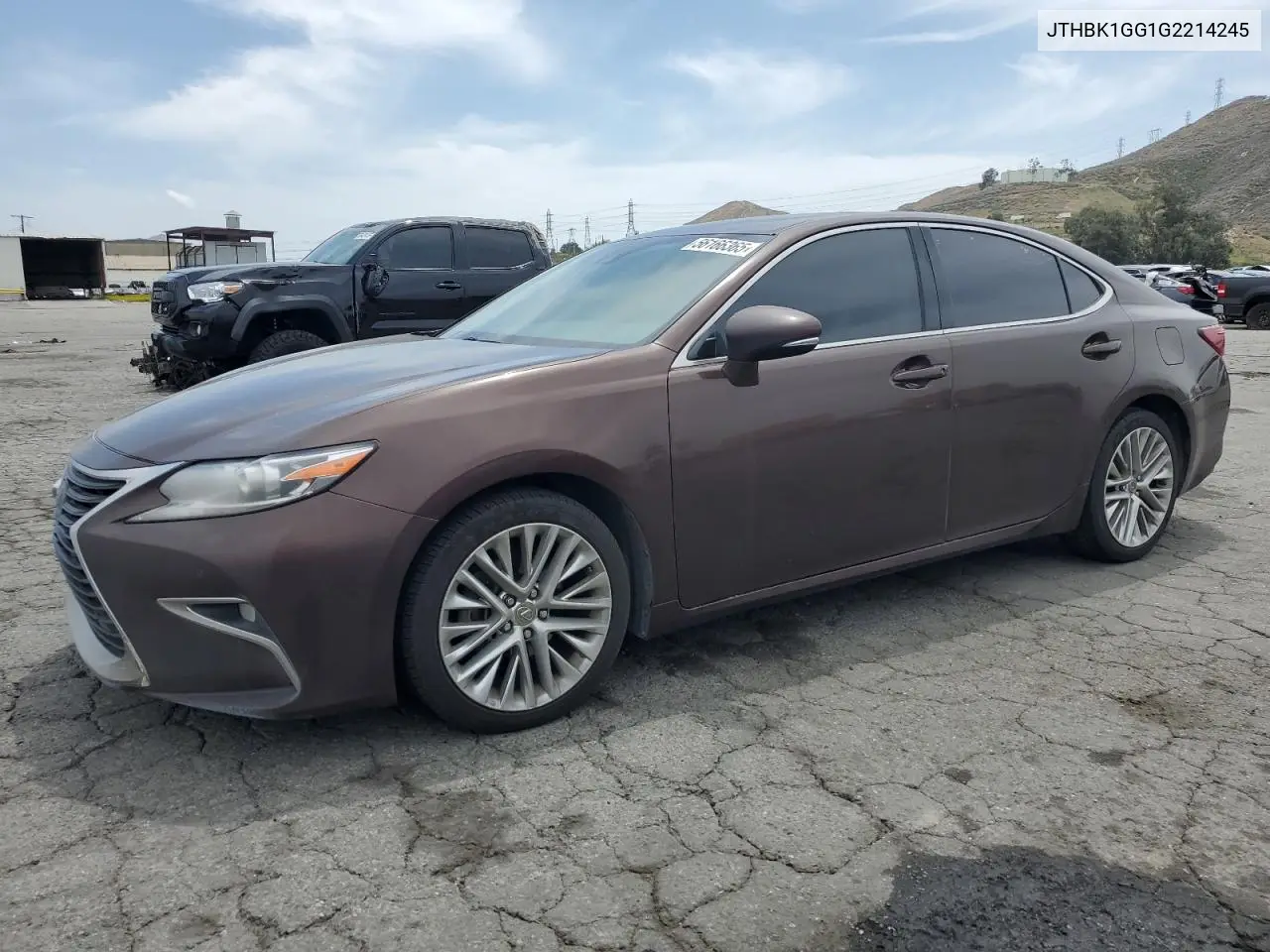 2016 Lexus Es 350 VIN: JTHBK1GG1G2214245 Lot: 56166365