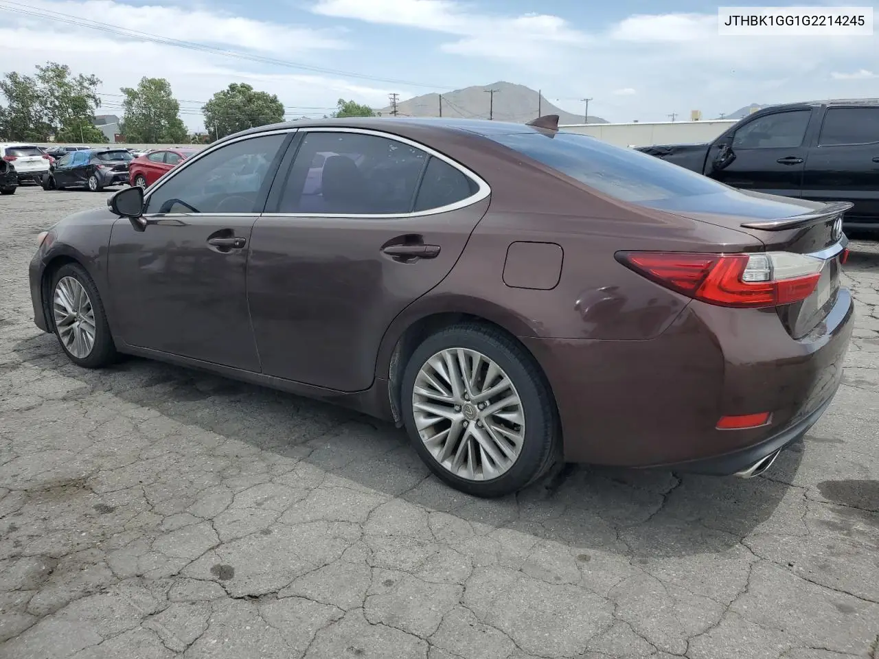2016 Lexus Es 350 VIN: JTHBK1GG1G2214245 Lot: 56166365