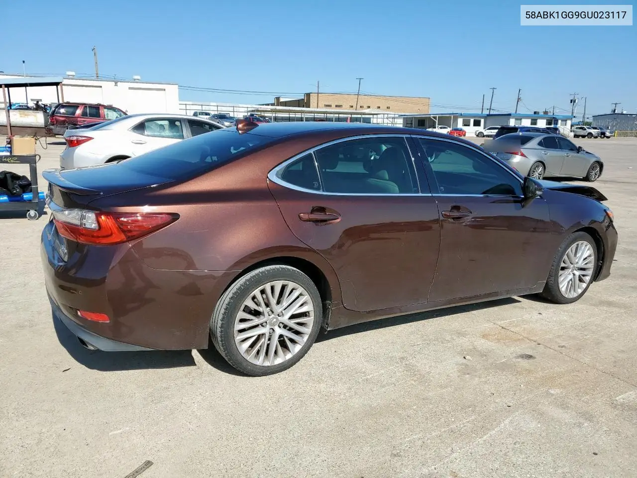 2016 Lexus Es 350 VIN: 58ABK1GG9GU023117 Lot: 56224595