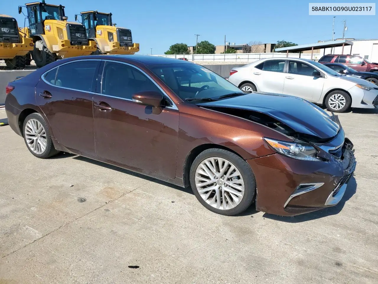 2016 Lexus Es 350 VIN: 58ABK1GG9GU023117 Lot: 56224595