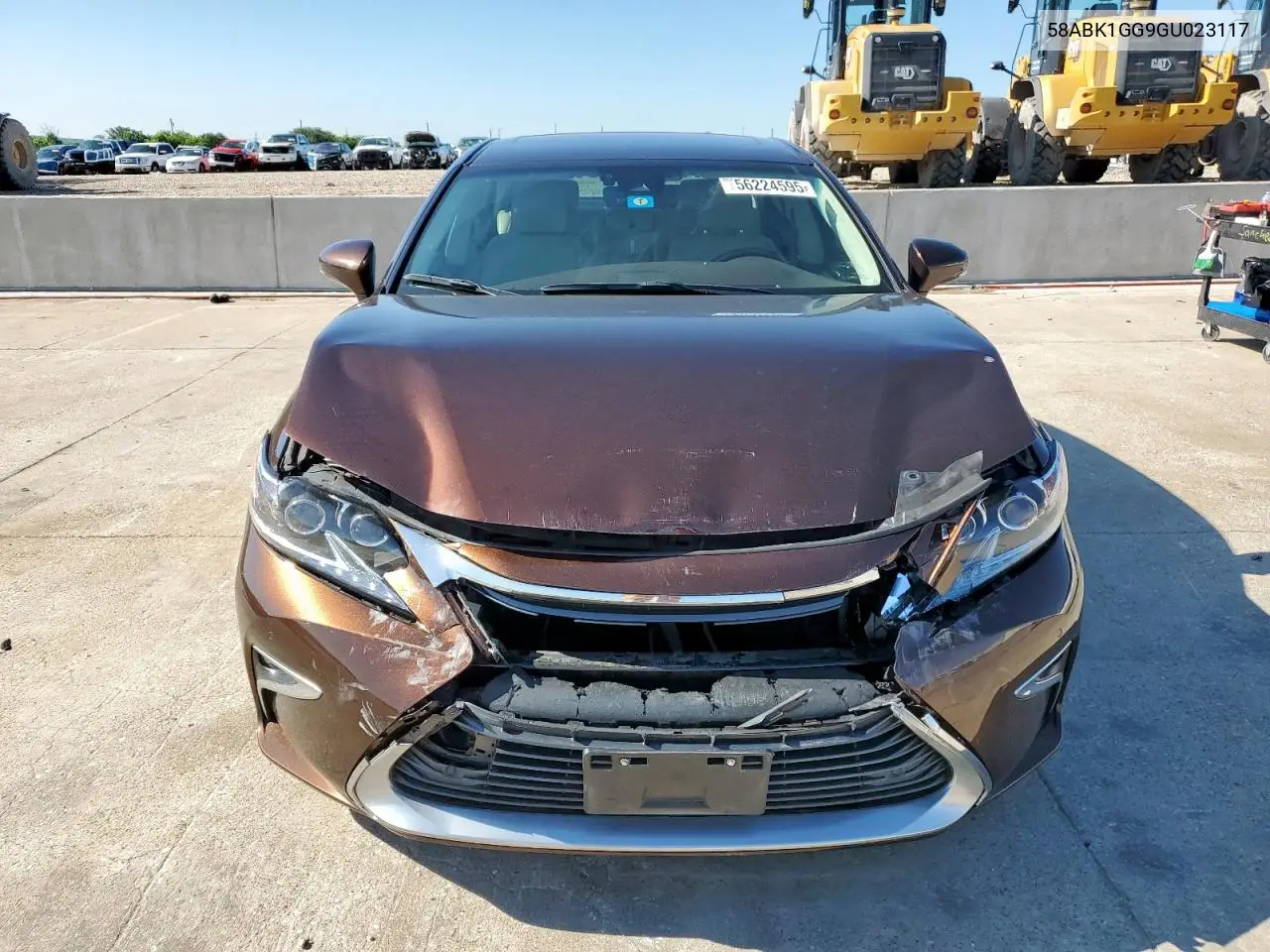 2016 Lexus Es 350 VIN: 58ABK1GG9GU023117 Lot: 56224595