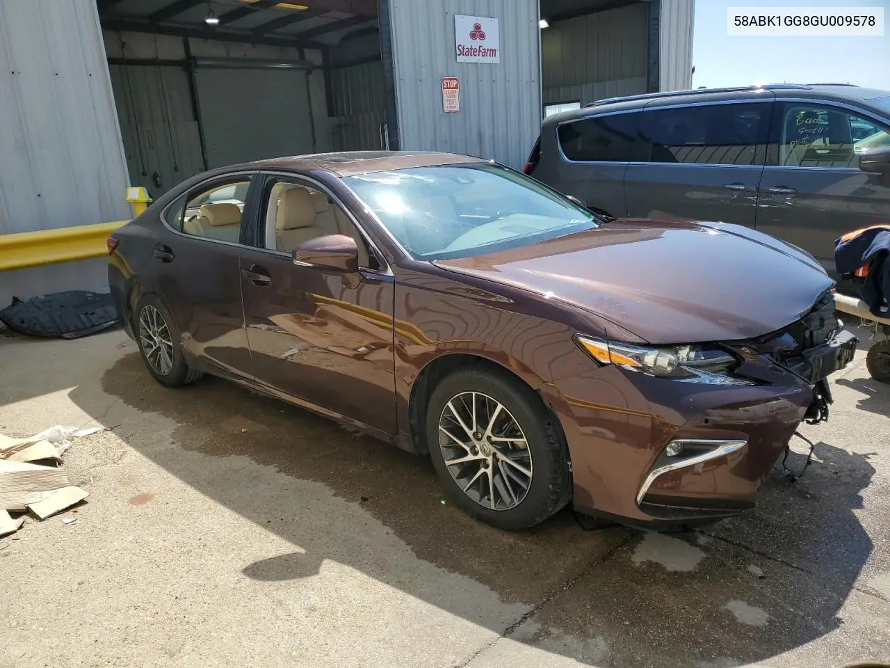 2016 Lexus Es 350 VIN: 58ABK1GG8GU009578 Lot: 56295455