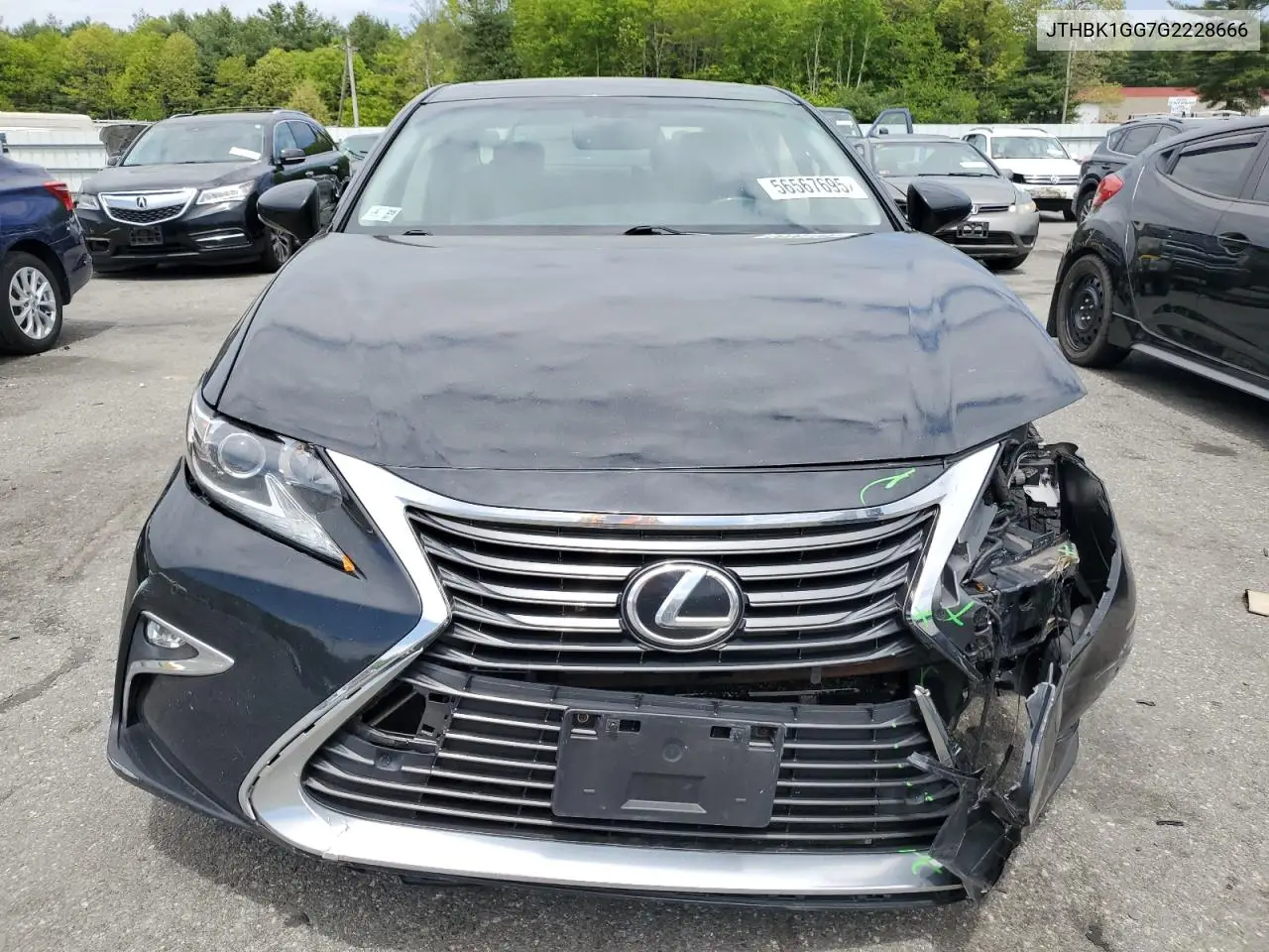 2016 Lexus Es 350 VIN: JTHBK1GG7G2228666 Lot: 56567695