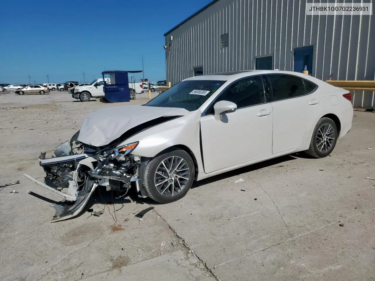 2016 Lexus Es 350 VIN: JTHBK1GG7G2236931 Lot: 56636395
