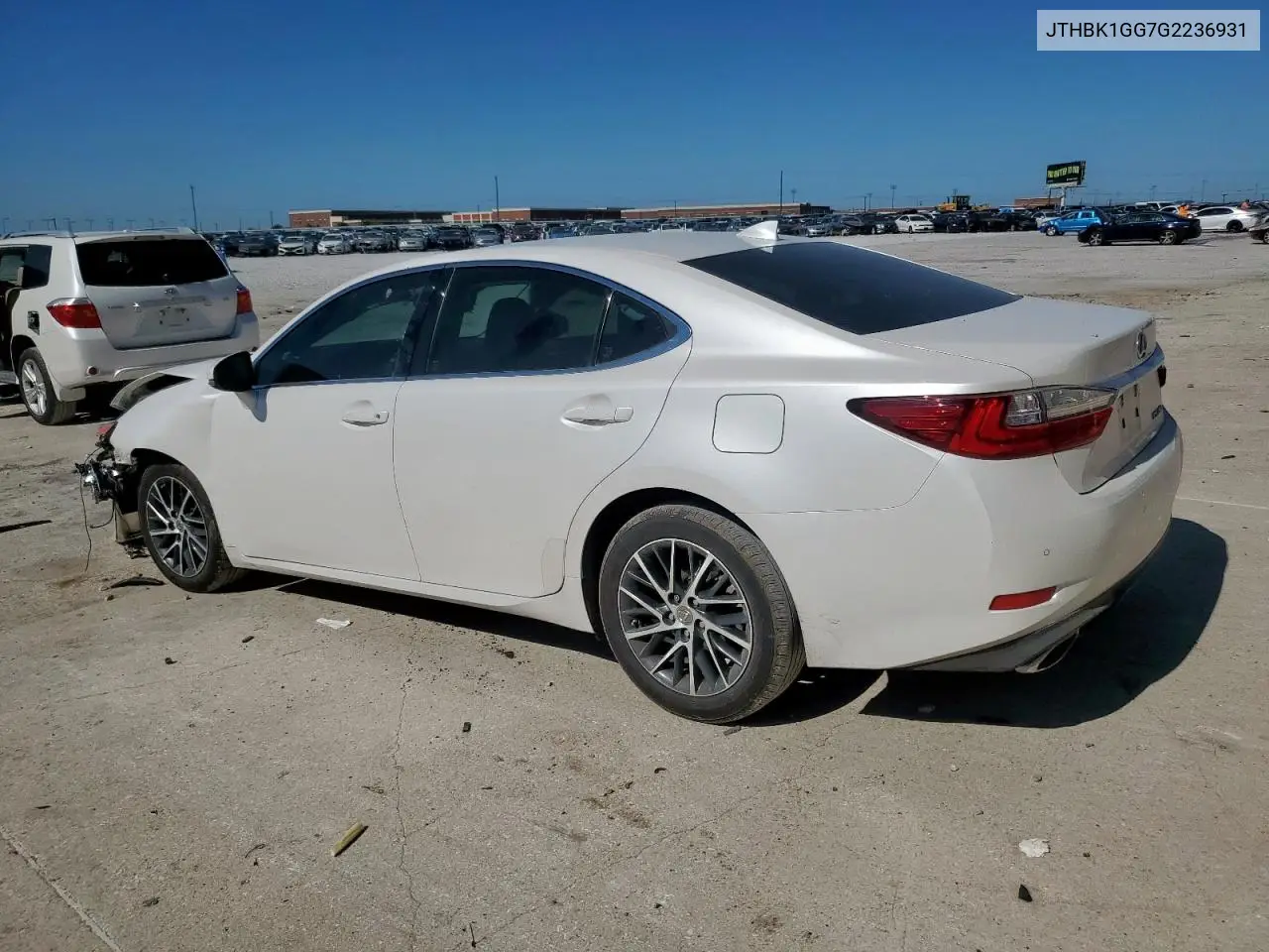 2016 Lexus Es 350 VIN: JTHBK1GG7G2236931 Lot: 56636395