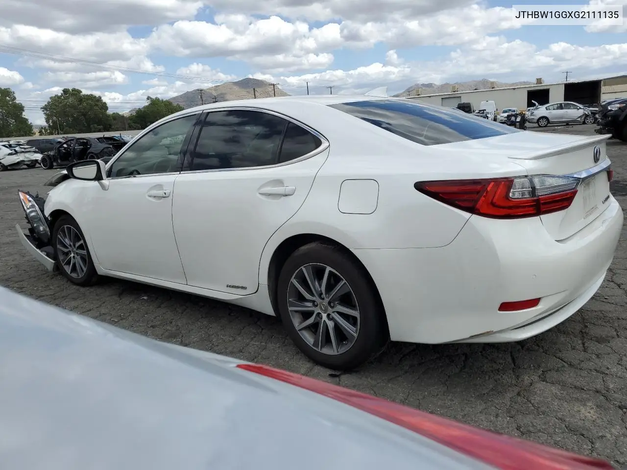 2016 Lexus Es 300H VIN: JTHBW1GGXG2111135 Lot: 57091375