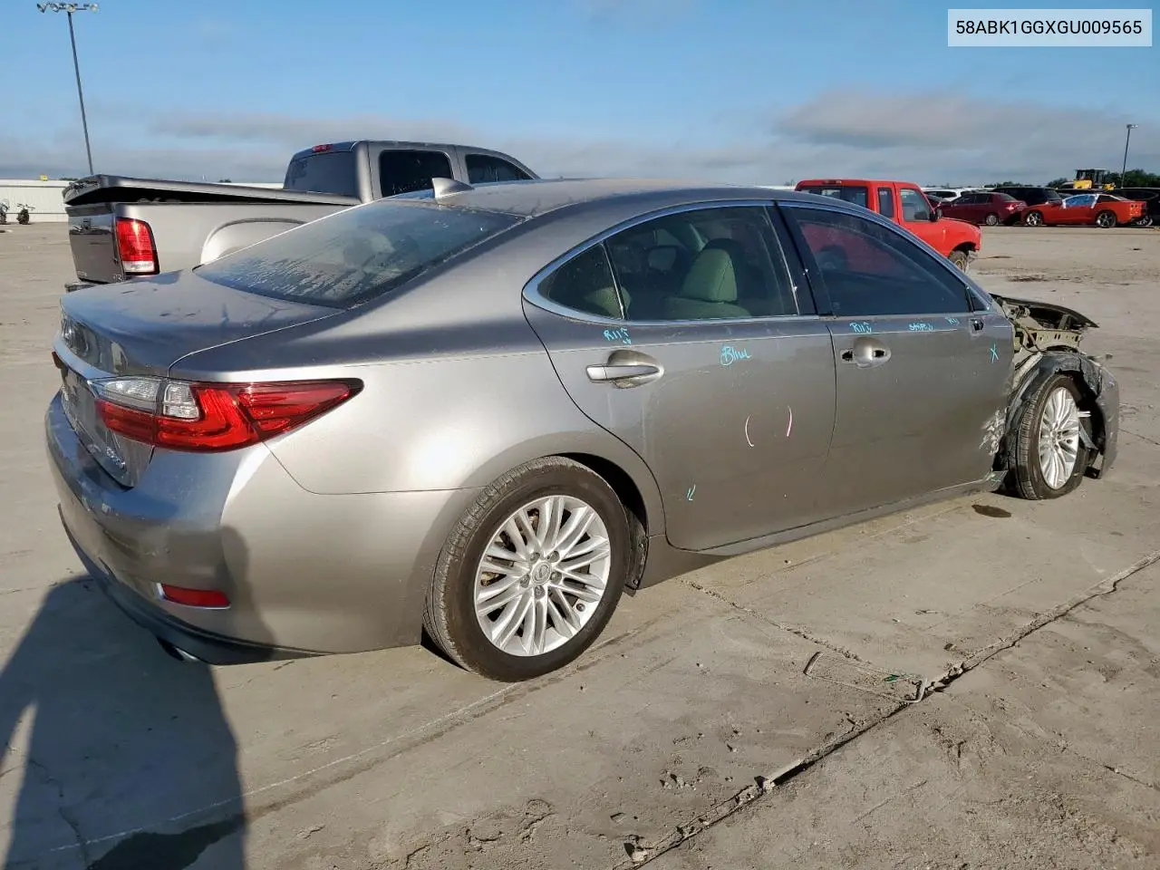 2016 Lexus Es 350 VIN: 58ABK1GGXGU009565 Lot: 60972275