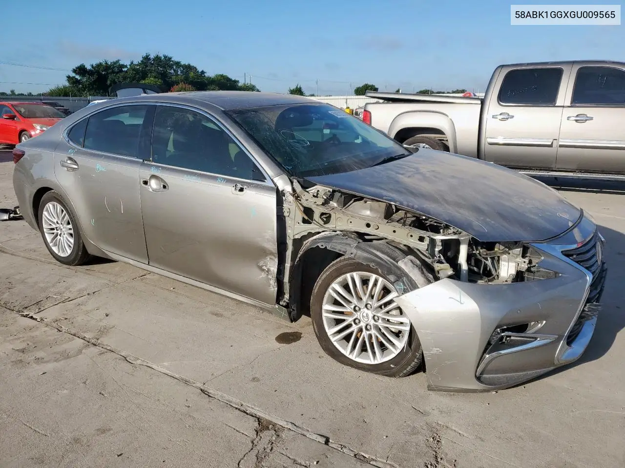 2016 Lexus Es 350 VIN: 58ABK1GGXGU009565 Lot: 60972275