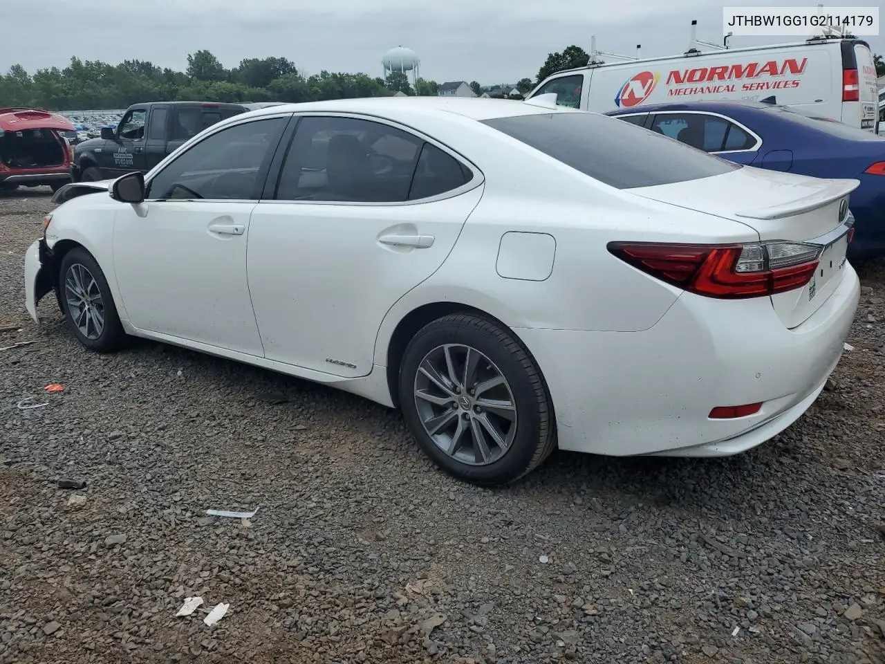 2016 Lexus Es 300H VIN: JTHBW1GG1G2114179 Lot: 61955055