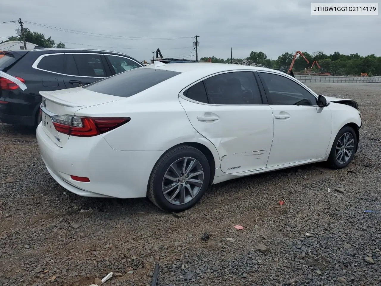 2016 Lexus Es 300H VIN: JTHBW1GG1G2114179 Lot: 61955055