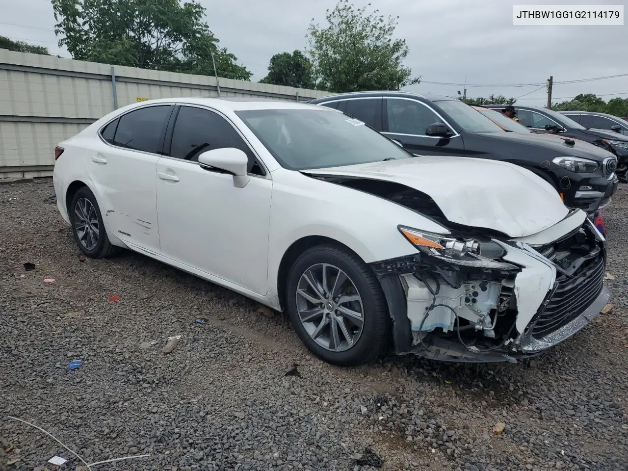 2016 Lexus Es 300H VIN: JTHBW1GG1G2114179 Lot: 61955055