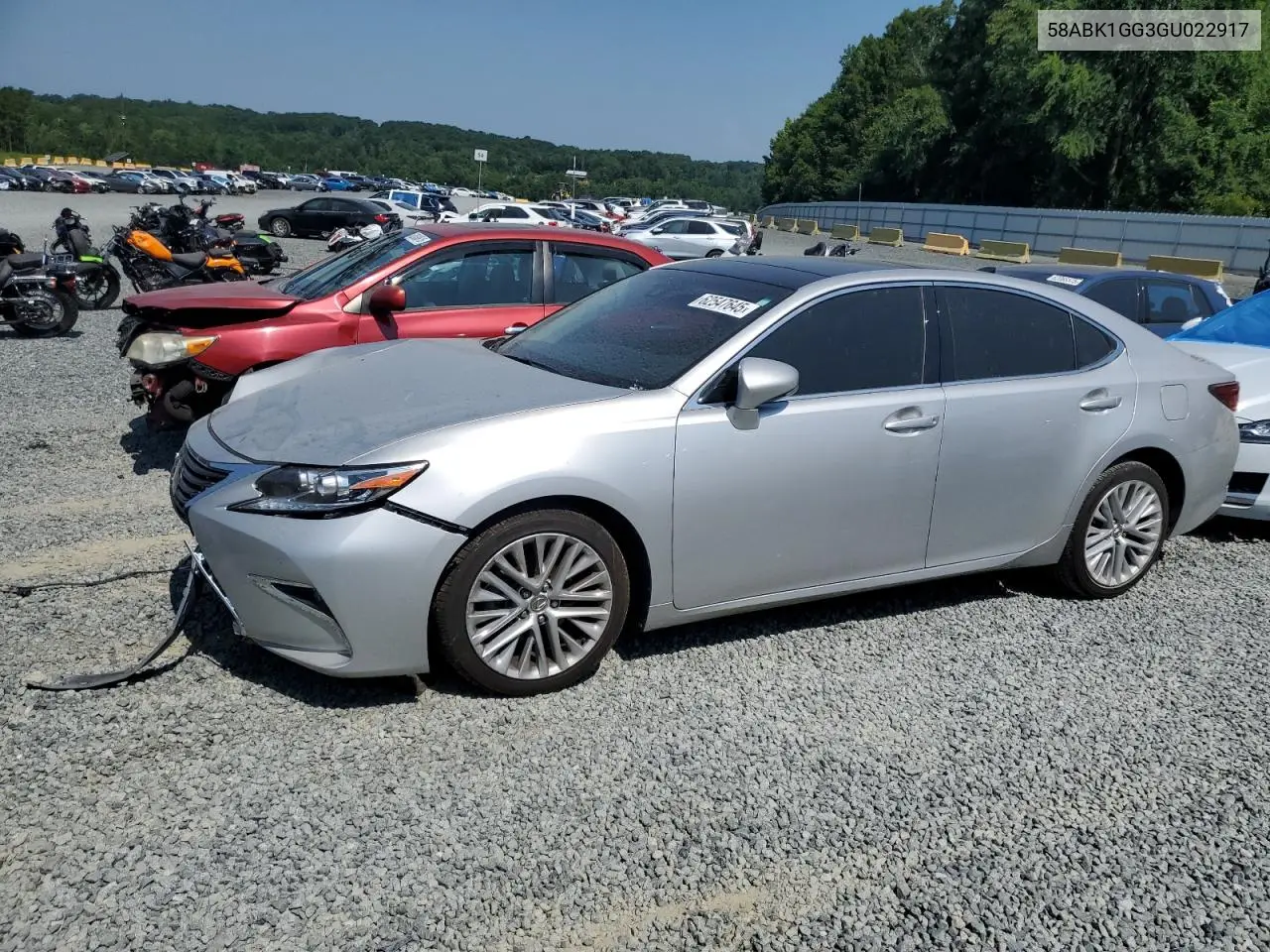 2016 Lexus Es 350 VIN: 58ABK1GG3GU022917 Lot: 62547645