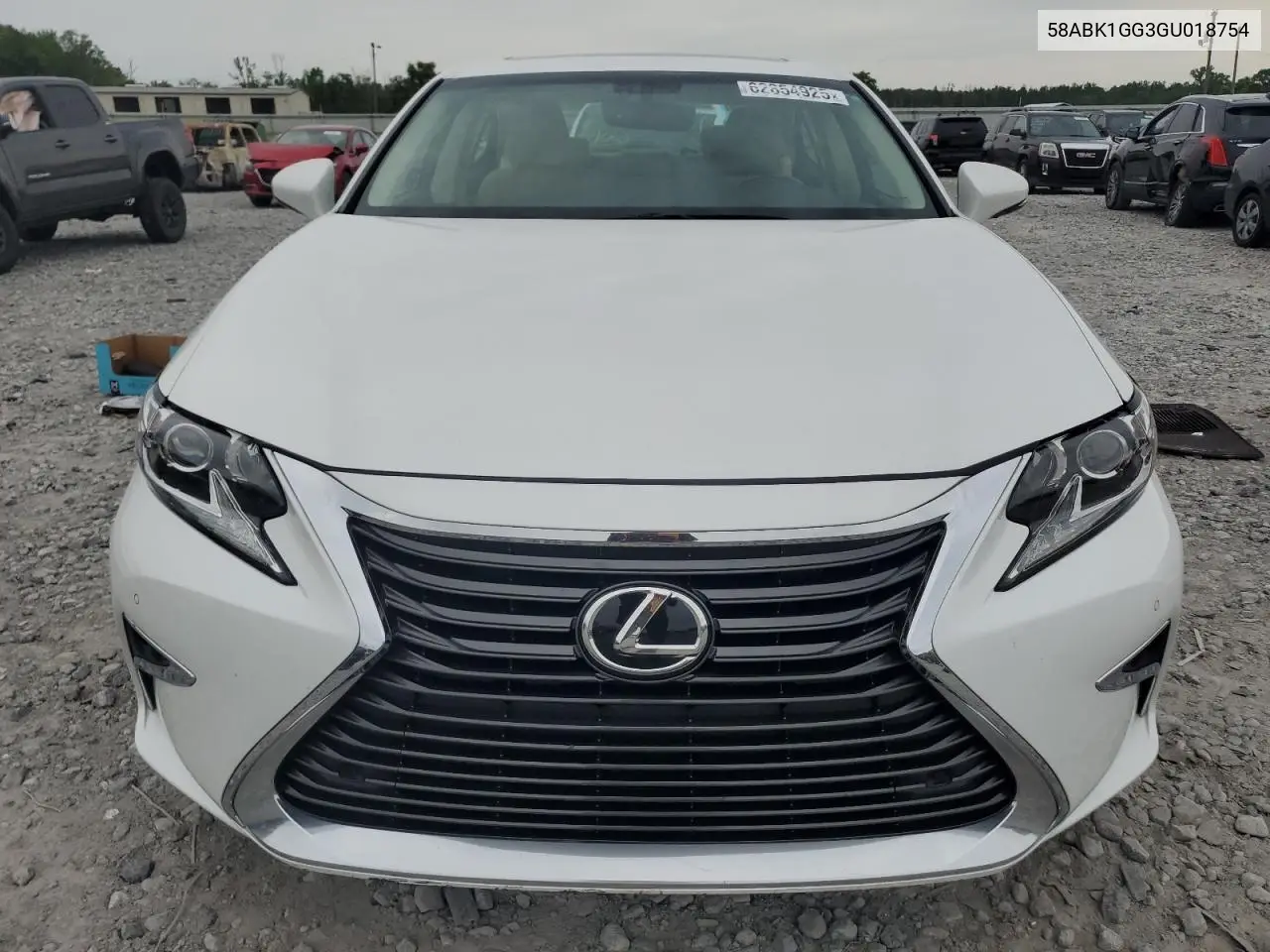 2016 Lexus Es 350 VIN: 58ABK1GG3GU018754 Lot: 62854925