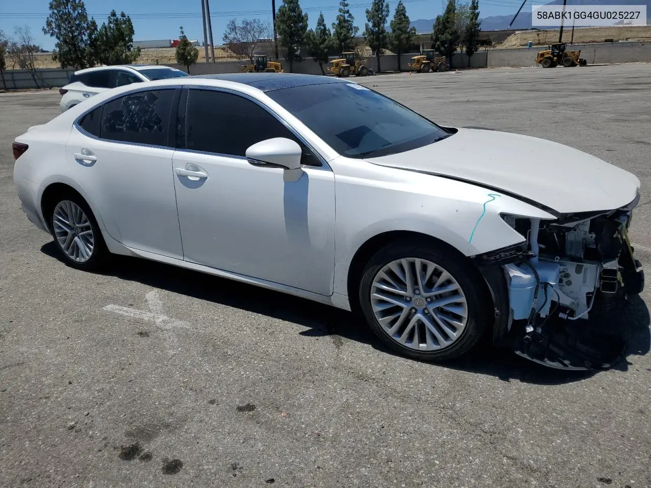 2016 Lexus Es 350 VIN: 58ABK1GG4GU025227 Lot: 63120545