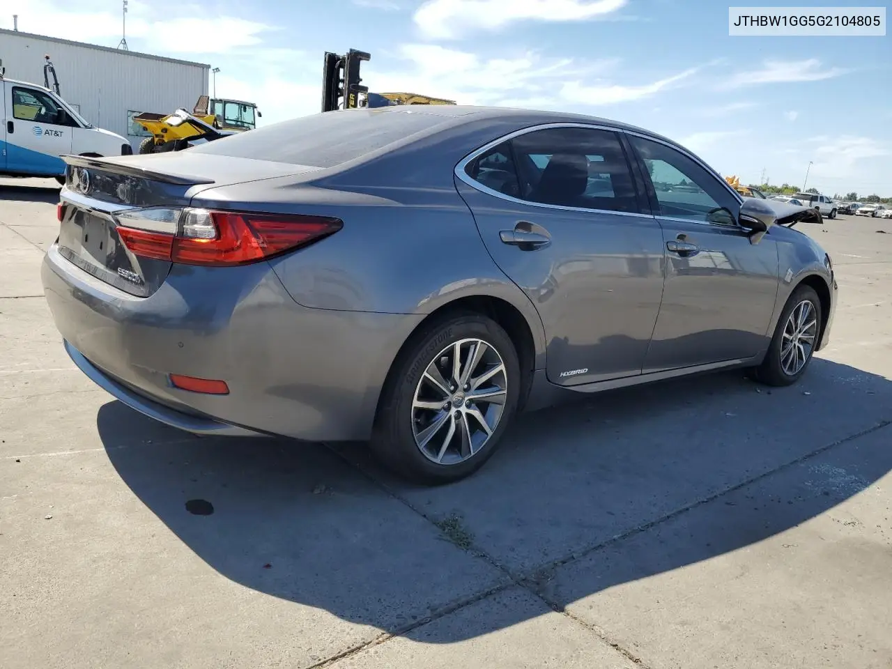 2016 Lexus Es 300H VIN: JTHBW1GG5G2104805 Lot: 65614835