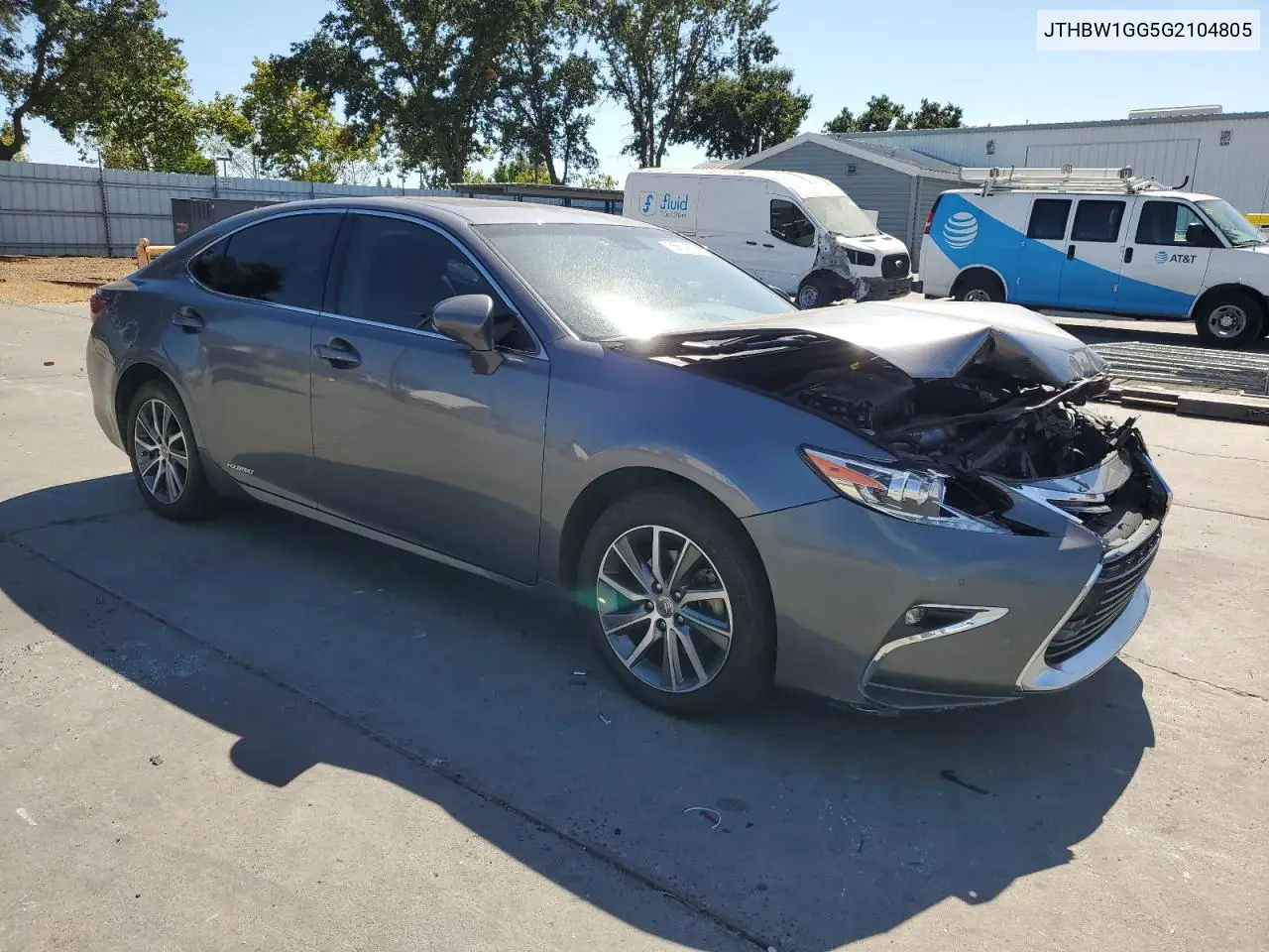 2016 Lexus Es 300H VIN: JTHBW1GG5G2104805 Lot: 65614835