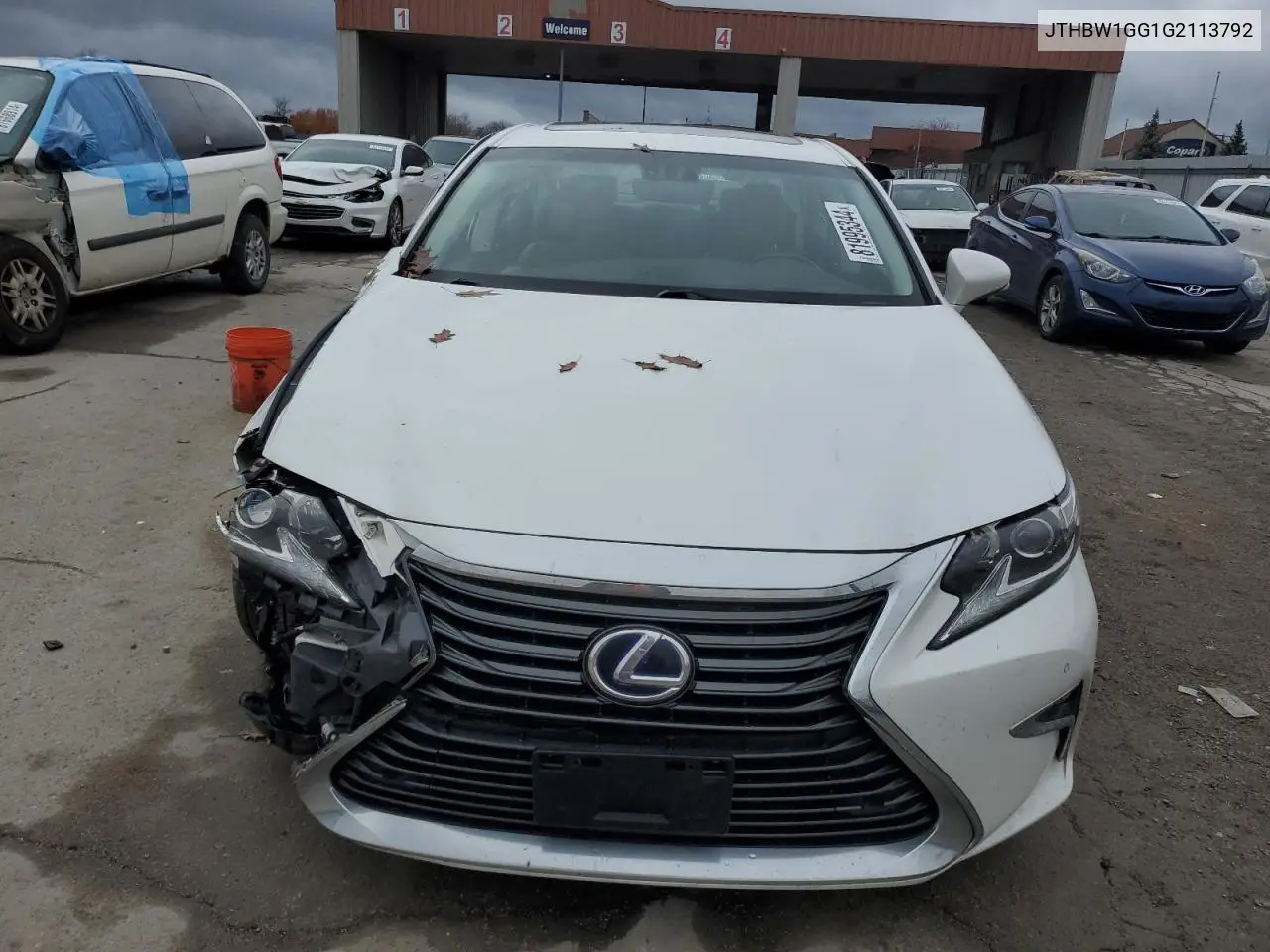 2016 Lexus Es 300H VIN: JTHBW1GG1G2113792 Lot: 81995344