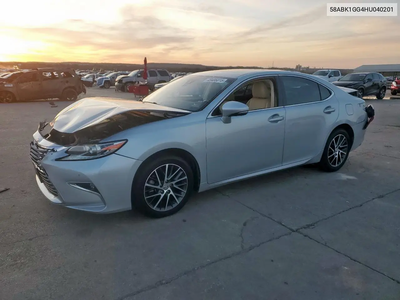2017 Lexus Es 350 VIN: 58ABK1GG4HU040201 Lot: 49486015