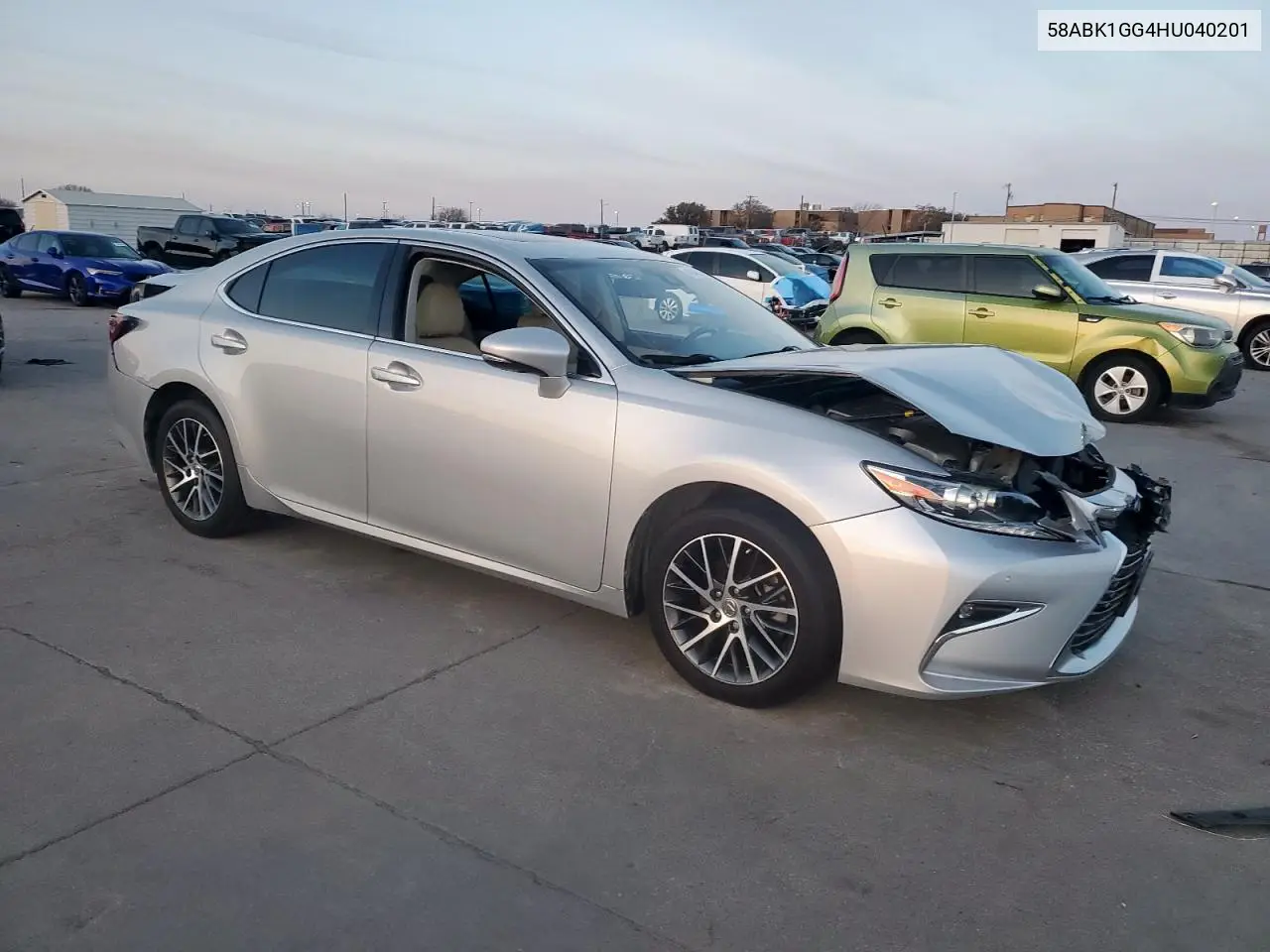 2017 Lexus Es 350 VIN: 58ABK1GG4HU040201 Lot: 49486015