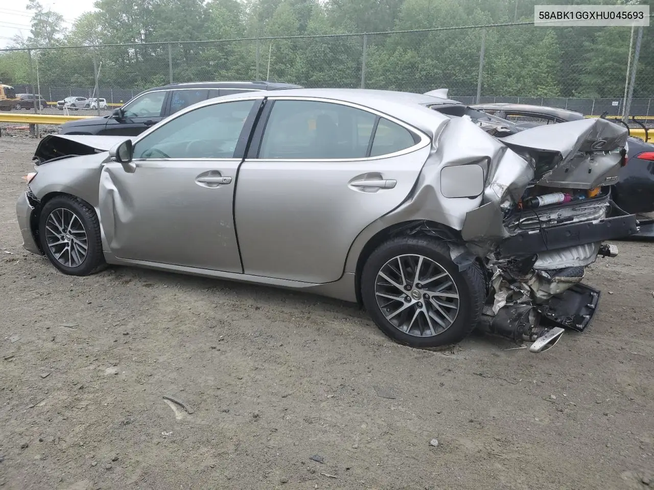 2017 Lexus Es 350 VIN: 58ABK1GGXHU045693 Lot: 56147755