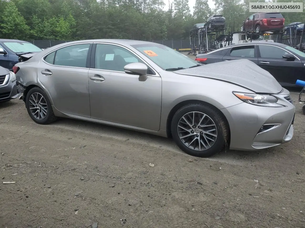 2017 Lexus Es 350 VIN: 58ABK1GGXHU045693 Lot: 56147755