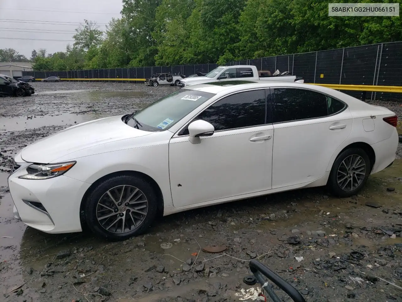 2017 Lexus Es 350 VIN: 58ABK1GG2HU066151 Lot: 56192085