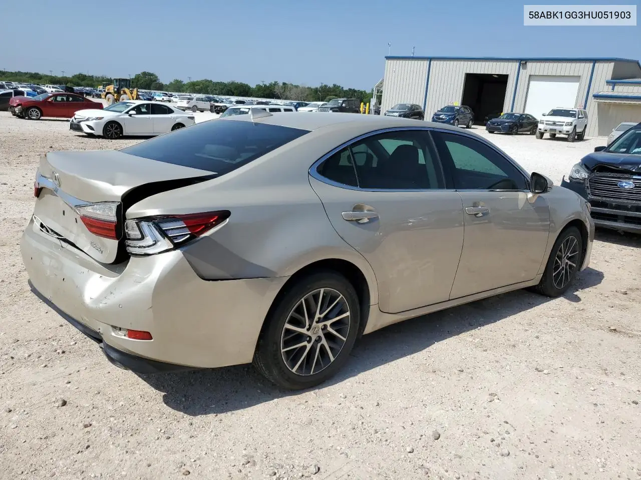 2017 Lexus Es 350 VIN: 58ABK1GG3HU051903 Lot: 56368915