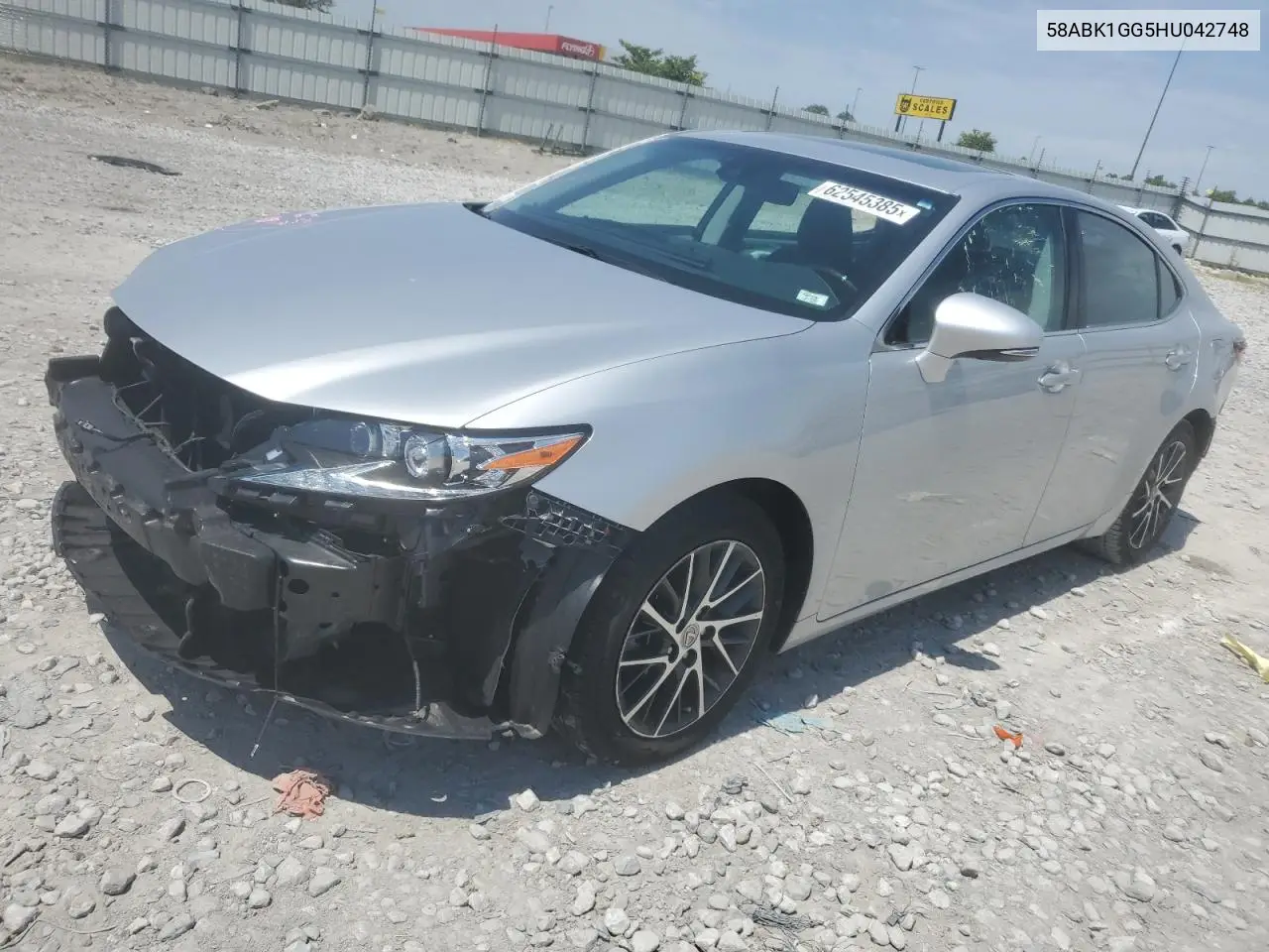 2017 Lexus Es 350 VIN: 58ABK1GG5HU042748 Lot: 62545385