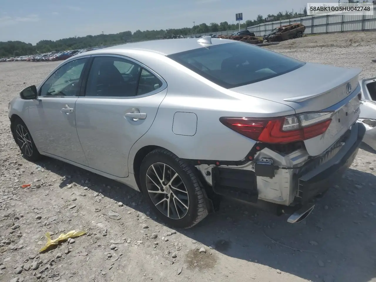 2017 Lexus Es 350 VIN: 58ABK1GG5HU042748 Lot: 62545385